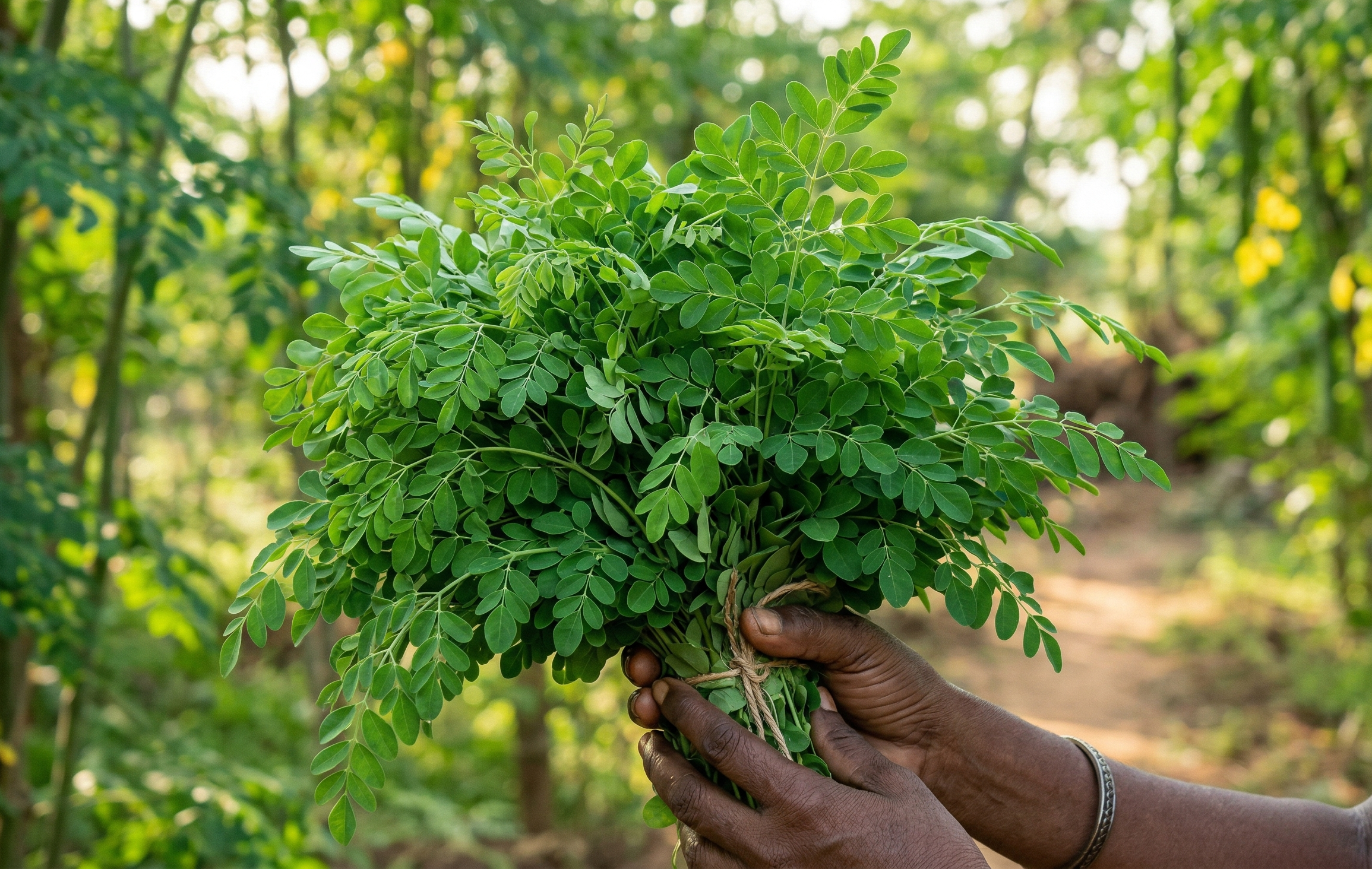 Fresh Moringa Leaves